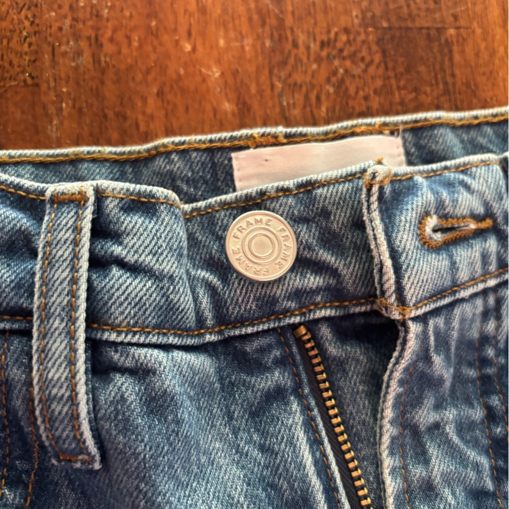 Frame Denim Blue Flare Wide Leg Jeans - Picture 2 of 6